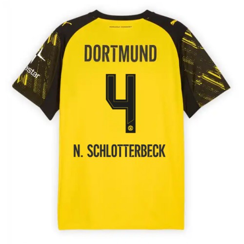 Stroje piłkarskie Borussia Dortmund Nico Schlotterbeck #4 Koszulka Podstawowej 2025-26 Krótki Rękaw